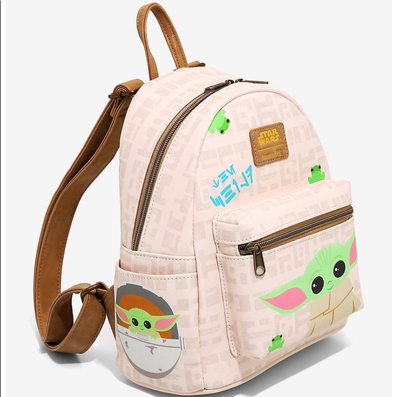 Loungefly Disney Star Wars Baby Yoda Mini Backpack - Picture 2 of 11
